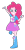 Size: 840x1690 | Tagged: safe, artist:qbert2kcat, imported from derpibooru, pinkie pie, human, equestria girls, arms in the air, boots, bracelet, breasts, bust, clothes, fist, grin, hands in the air, happy, high heel boots, jewelry, long hair, open mouth, open smile, pose, shirt, short sleeves, simple background, skirt, smiling, solo, standing, teenager, teeth, transparent background, vest