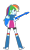 Size: 985x1639 | Tagged: safe, artist:qbert2kcat, imported from derpibooru, rainbow dash, human, equestria girls, arms, boots, clothes, electric guitar, excited, female, fingers, guitar, hand, happy, high heel boots, holding, legs, long hair, musical instrument, open mouth, open smile, playing, rear view, shirt, shoes, short sleeves, simple background, skirt, smiling, socks, solo, standing, t-shirt, teenager, teeth, transparent background, wristband