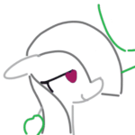 Size: 374x374 | Tagged: safe, artist:algoatall, imported from twibooru, marble pie, oc, oc:anon, earth pony, human, animated, forehead kiss, gif, heart, heart eyes, image, kissing, wingding eyes