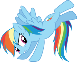 Size: 3702x3000 | Tagged: safe, alternate version, artist:cloudy glow, imported from derpibooru, rainbow dash, pegasus, keep calm and flutter on, .ai available, female, kicking, simple background, solo, transparent background, vector