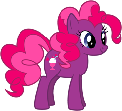 Size: 2720x2480 | Tagged: safe, artist:lizzmcclin, imported from derpibooru, fizzypop, earth pony, pony, female, mare, not pinkie pie, not tempest shadow, recolor, simple background, solo, transparent background