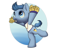 Size: 4000x3000 | Tagged: safe, artist:dumbwoofer, imported from derpibooru, perky prep, earth pony, pony, cheerleader, clothes, colt, ear fluff, foal, gradient background, grin, happy, male, pom pom, simple background, smiling, solo, standing, standing on one leg, transparent background