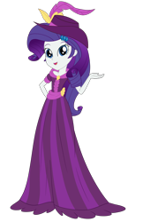 Size: 2500x3863 | Tagged: safe, artist:cartoonmasterv3, artist:nie-martw-sie-o-mnie, imported from derpibooru, rarity, human, equestria girls, clothes, coronation, coronation dress, dress, long dress, long skirt, simple background, skirt, solo, transparent background