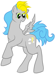 Size: 336x452 | Tagged: safe, artist:ticon, imported from derpibooru, oc, oc only, pegasus, pony, female, mare, pegasus oc, simple background, solo, white background, wings