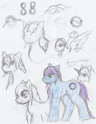 Size: 735x950 | Tagged: safe, artist:lunarlight-prism, imported from derpibooru, oc, oc only, oc:harmony spirit, earth pony, pegasus, pony, unicorn, horn, male, simple background, solo, traditional art, white background