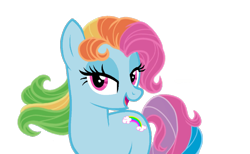 Size: 2587x1593 | Tagged: safe, artist:collegeman1998, imported from derpibooru, rainbow dash (g3), earth pony, pony, g3, g3 to g4, generation leap, simple background, solo, transparent background