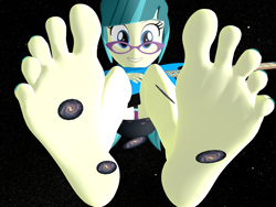 Size: 5000x3750 | Tagged: safe, artist:dragonalex555, imported from derpibooru, juniper montage, equestria girls, 3d, barefoot, electric guitar, equestria girls specials, feet, female, fetish, foot fetish, giantess, guitar, guitar solo, macro, mmd, musical instrument, my little pony equestria girls: mirror magic, my little pony equestria girls: movie magic, playing guitar, singing, soles, wiggling toes