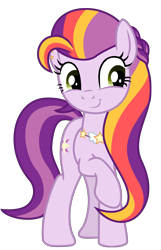 Size: 3557x5517 | Tagged: safe, artist:ejlightning007arts, imported from derpibooru, earth pony, pony, spoiler:g5, spoiler:my little pony: tell your tale, spoiler:tyts02e11, beautiful, ear piercing, earring, female, g5, g5 to g4, generation leap, jewelry, mare, mother, multicolored hair, my little pony: tell your tale, necklace, piercing, simple background, smiling, solo, sunny starscout's mother, transparent background, vector, written in the starscouts
