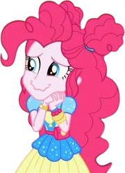 Size: 1812x2520 | Tagged: safe, edit, edited screencap, editor:homersimpson1983, imported from derpibooru, screencap, pinkie pie, human, equestria girls, adorable face, background removed, cute, equestria girls specials, female, gold, hair bun, my little pony equestria girls: sunset's backstage pass, not a vector, simple background, solo, transparent background, wrist cuffs