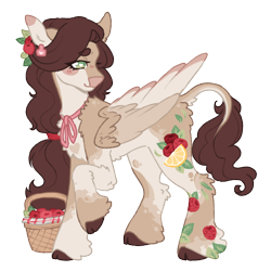 Size: 1000x1000 | Tagged: safe, artist:kazmuun, imported from derpibooru, oc, oc only, cow, cow pony, pegasus, concave belly, countershading, female, simple background, solo, transparent background
