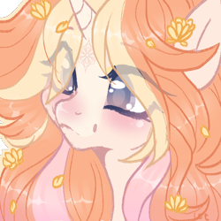Size: 500x500 | Tagged: safe, artist:lonecrystalcat, imported from derpibooru, oc, alicorn, pegasus, pony, unicorn, art trade, commission, commissions open, female, horn, solo, trade