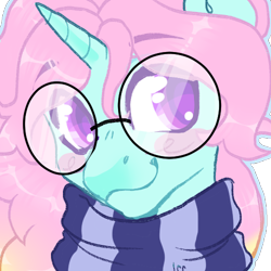 Size: 500x500 | Tagged: safe, artist:lonecrystalcat, imported from derpibooru, oc, alicorn, pegasus, pony, unicorn, art trade, commission, commissions open, horn, solo, trade