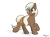 Size: 1058x776 | Tagged: safe, artist:ricy, earth pony, fairy, pony, cutie mark, epona, female, mare, navi, ponified, raised hoof, signature, simple background, sketch, the legend of zelda, transparent background