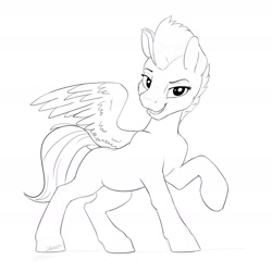 Size: 1661x1661 | Tagged: safe, artist:shpinat9, imported from derpibooru, zipp storm, pegasus, pony, female, g5, mare, simple background, solo, white background