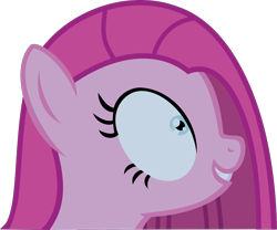 Size: 1589x1324 | Tagged: safe, artist:retroponybro, imported from derpibooru, pinkie pie, base used, female, inkscape, insanity, pinkamena diane pie, simple background, smiling, solo, transparent background, vector