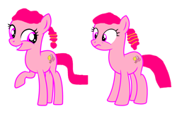 Size: 2892x1868 | Tagged: safe, artist:memeartboi, imported from derpibooru, earth pony, pony, adult, adult foal, adulthood, anais watterson, beautiful, beautiful hair, confused, confusion, cute, daisy the donkey, doll, female, female oc, happy, mare, mare oc, ponified, simple background, sister, smiling, squee, teenager, the amazing world of gumball, toy, white background