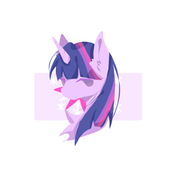 Size: 1080x1080 | Tagged: safe, artist:sitidu68767, imported from derpibooru, twilight sparkle, pony, unicorn, abstract background, bust, female, horn, mare, portrait, solo