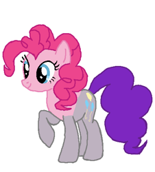 Size: 426x472 | Tagged: safe, artist:qjosh, imported from derpibooru, maud pie, pinkie pie, earth pony, pony, character to character, female, simple background, transformation, transformation sequence, white background