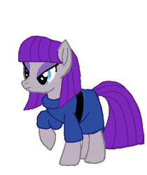 Size: 396x472 | Tagged: safe, artist:qjosh, imported from derpibooru, maud pie, earth pony, pony, character to character, female, simple background, solo, transformation, transformation sequence, white background