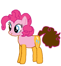 Size: 431x460 | Tagged: safe, artist:qjosh, imported from derpibooru, cheese sandwich, pinkie pie, earth pony, pony, character to character, female, female to male, male, rule 63, simple background, transformation, transformation sequence, transgender transformation, white background