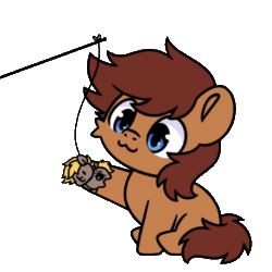 Size: 600x600 | Tagged: safe, artist:sugar morning, imported from derpibooru, part of a set, oc, oc only, oc:lapsus, oc:shutter, earth pony, pony, animated, behaving like a cat, gif, male, simple background, solo, stallion, transparent background
