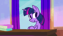Size: 1280x720 | Tagged: safe, artist:chipchapp, imported from derpibooru, spike, twilight sparkle, dragon, pony, unicorn, 9/11, animated, big eyes, desk, dialogue, eyebrows, eyebrows visible through hair, eyelashes, female, frame by frame, freaking out, frown, glowing, glowing horn, horn, indoors, long mane, magic, mare, multicolored mane, open frown, paper, purple coat, purple eyes, shrunken pupils, sound, sparkle, straight mane, talking, telekinesis, twilight sparkle is best facemaker, unicorn twilight, voice acting, vulgar, webm