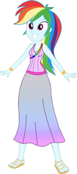 Size: 697x1576 | Tagged: safe, artist:invisibleink, artist:tylerajohnson352, imported from derpibooru, rainbow dash, equestria girls, bracelet, clothes, dress, eyelashes, goddess, greek clothes, jewelry, multicolored hair, rainbow hair, sandals, simple background, solo, transparent background
