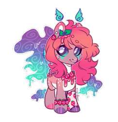 Size: 535x551 | Tagged: safe, artist:shady-bush, imported from derpibooru, oc, oc only, original species, scented pony, chibi, female, mare, simple background, solo, transparent background