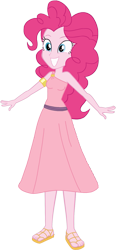 Size: 757x1634 | Tagged: safe, artist:invisibleink, artist:tylerajohnson352, imported from derpibooru, pinkie pie, equestria girls, armlet, clothes, dress, eyelashes, goddess, greek clothes, jewelry, sandals, simple background, solo, transparent background