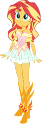 Size: 524x1548 | Tagged: safe, artist:tylerajohnson352, imported from derpibooru, sunset shimmer, human, equestria girls, bare shoulders, boots, bracelet, clothes, daydream shimmer, dress, female, fingerless gloves, gloves, hat, high heel boots, high heels, jewelry, my little pony equestria girls: friendship games, necklace, shoes, simple background, sleeveless, sleeveless dress, strapless, strapless dress, transparent background, vector