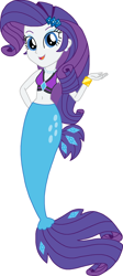Size: 1056x2349 | Tagged: safe, artist:rebelprincess59, imported from derpibooru, rarity, mermaid, equestria girls, female, mermaidized, simple background, solo, species swap, white background