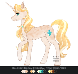 Size: 3308x3167 | Tagged: safe, artist:alphaaquilae, imported from derpibooru, oc, oc:halcyon gleam, horse, pony, unicorn, digital art, horn, my little pony, reference sheet