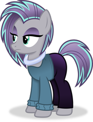 Size: 2423x3169 | Tagged: safe, artist:anime-equestria, imported from derpibooru, maud pie, earth pony, alternate hairstyle, clothes, eyeshadow, female, makeup, mare, simple background, solo, transparent background, vector