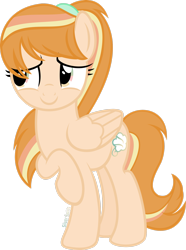 Size: 2111x2840 | Tagged: safe, artist:silverswirls15, imported from derpibooru, oc, oc:hazel cloud, pegasus, pony, female, mare, simple background, solo, transparent background