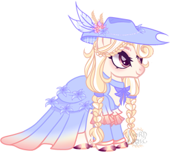 Size: 2253x2012 | Tagged: safe, artist:lordlyric, imported from derpibooru, oc, oc only, oc:star shine harvest, earth pony, pony, base, base artist needed, base used, blue, country, fancy, female, kentucky derby, lesbian, mare, milf, solo, solo female