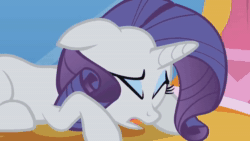 Size: 1280x720 | Tagged: safe, edit, edited screencap, imported from derpibooru, screencap, rarity, pony, unicorn, lesson zero, season 2, animated, broken glass, camera, female, horn, mare, marshmelodrama, outtakes, ponies: the anthology 2, rarity being rarity, sound, the worst possible thing, webm