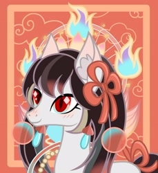 Size: 2650x2893 | Tagged: safe, artist:weixin635, imported from derpibooru, pony, abstract background, female, mare, solo