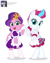 Size: 2869x3600 | Tagged: safe, artist:ramixe dash, imported from derpibooru, pipp petals, zipp storm, pegasus, pony, base used, clothes, duo, female, g5, g5 to g4, generation leap, looking at you, mare, royal sisters (g5), siblings, signature, simple background, sisters, smiling, smiling at you, socks, text, transparent background, watermark