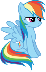 Size: 3000x4683 | Tagged: safe, artist:cloudy glow, imported from derpibooru, rainbow dash, pegasus, pony, over a barrel, .ai available, simple background, solo, transparent background, vector