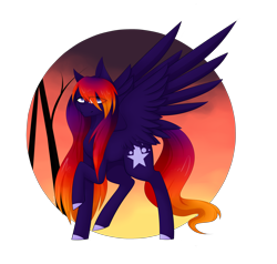 Size: 4000x3807 | Tagged: safe, artist:riressa, imported from derpibooru, oc, oc:evening cloud, pegasus, pony, female, mare, solo