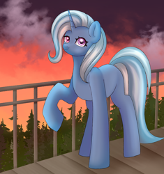 Size: 2656x2820 | Tagged: safe, artist:flomoon, imported from derpibooru, trixie, sky, tree