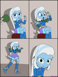 Size: 3000x4000 | Tagged: safe, artist:llhazamall, imported from derpibooru, trixie, equestria girls, comic, possessed