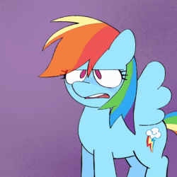 Size: 1080x1080 | Tagged: safe, artist:plum, imported from twibooru, button mash, derpy hooves, rainbow dash, pegasus, pony, animated, butt, clothes, costume, cutie mark, derp, dialogue, eyes closed, female, frown, image, mare, meme, mp4, nightmare night costume, paper bag, paper bag wizard, plushie, simple background, sitting, spread wings, tail, wings