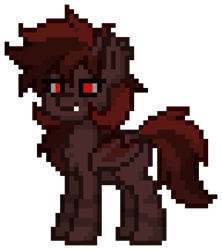 Size: 768x864 | Tagged: safe, imported from derpibooru, oc, oc only, oc:murlood, bat pony, pony, pony town, male, simple background, solo, transparent background