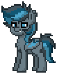 Size: 656x848 | Tagged: safe, imported from derpibooru, oc, oc only, oc:coabolt, bat pony, pony, pony town, male, simple background, solo, transparent background