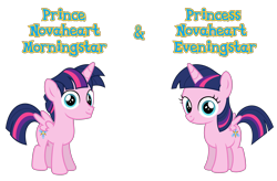 Size: 3286x2151 | Tagged: safe, anonymous artist, imported from derpibooru, oc, oc only, oc:prince novaheart morningstar, oc:princess novaheart eveningstar, alicorn, pony, fanfic:cat's cradle, alicorn oc, author:shakespearicles, brother, brother and sister, closed mouth, colt, description is relevant, duo, eyebrows, eyelashes, eyes open, family, fanfic, fanfic art, female, filly, fimfiction, foal, happy, high res, horn, implied inbreeding, implied incest, inbreeding, incest, looking, looking at you, looking back, looking back at you, male, name, nostrils, offspring, parent:oc:prince aster novaheart, parent:oc:princess selene novaheart, parents:oc:novahearts, product of incest, shakespearicles, siblings, simple background, sister, smiling, smiling at you, spread wings, standing, story included, symbol, text, transparent background, twins, wall of tags, wings
