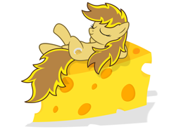 Size: 2907x2216 | Tagged: safe, artist:third uncle, imported from derpibooru, oc, oc only, oc:soursweet cheese, earth pony, pony, cheese, cute, female, food, mare, pose, simple background, solo