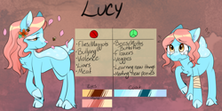 Size: 2000x1000 | Tagged: safe, imported from derpibooru, oc, oc only, oc:lucy rose marie, deer, reference sheet, solo