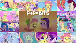 Size: 1974x1111 | Tagged: safe, edit, edited screencap, editor:quoterific, imported from derpibooru, screencap, izzy moonbow, pipp petals, queen haven, earth pony, pegasus, pony, unicorn, spoiler:g5, spoiler:my little pony: tell your tale, spoiler:tyts02e13, alphabittle blossomforth, boardtrot, crying, dazzle feather, female, g5, horn, jazz hooves, male, mare, my little pony: tell your tale, p + p = bffs, posey bloom, rocky riff, skye silver, stallion