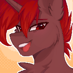 Size: 1000x1000 | Tagged: safe, artist:anku, imported from derpibooru, oc, oc:hardy, alicorn, pony, bust, digital art, looking at you, open mouth, pixel art, portrait, solo